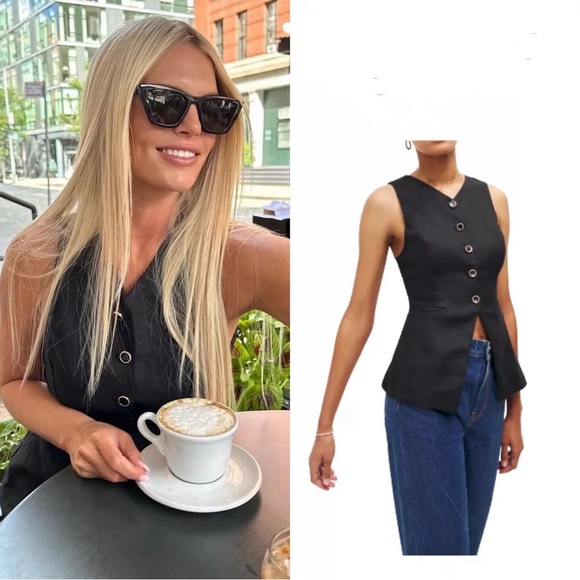 Reformation Tops - Reformation Aspen Linen Top